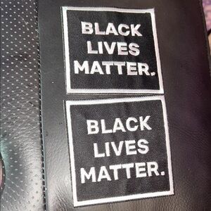 Black Lives Matter Black Leather Bag